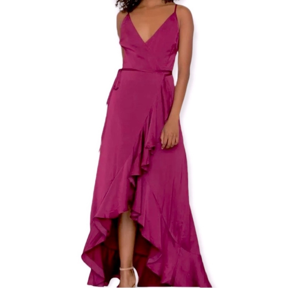 Yumi Kim wrap dress NWT Size M in burgundy